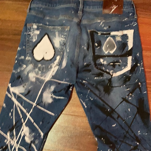 Jeans Custom Jeans With Paint Splatter Poshmark